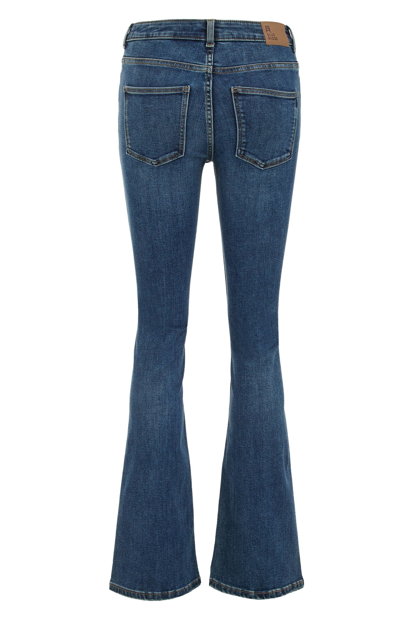 5-POCKET MID WAIST DARK BLUE 2