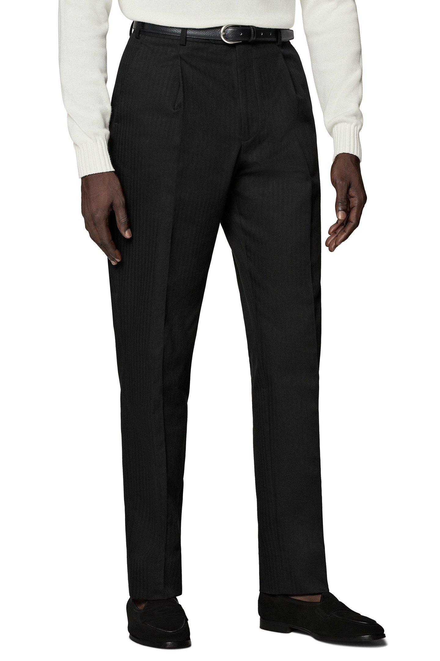 FIRENZE BLACK HERRINGBONE BLACK 4