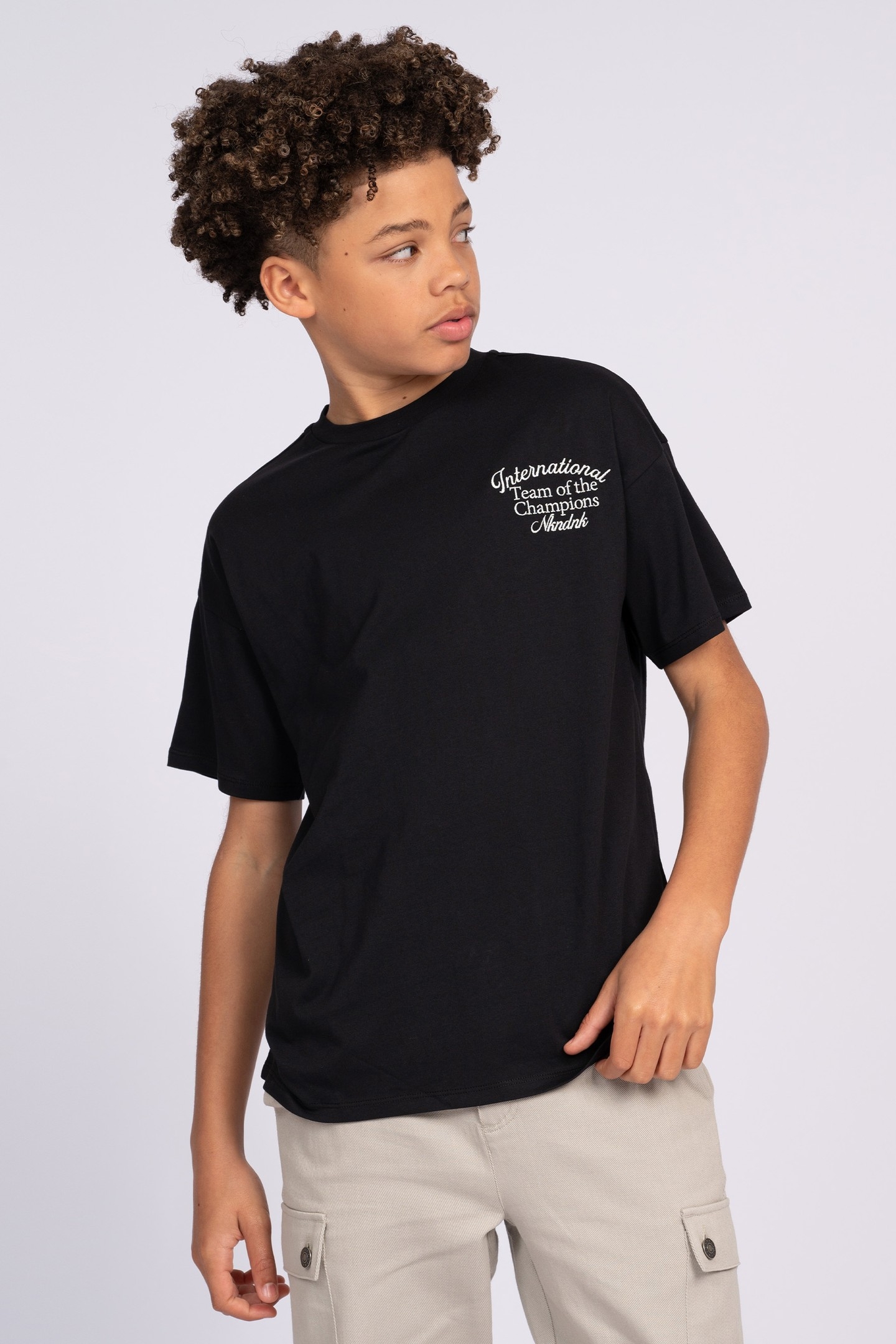 CHAMPION T-SHIRT BLACK 1