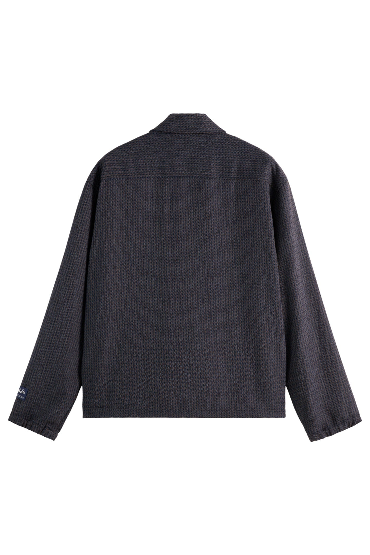 YARN-DYED WITH TECHNICAL DETAILS COACH JACKET NAVY MINI CHEC 2