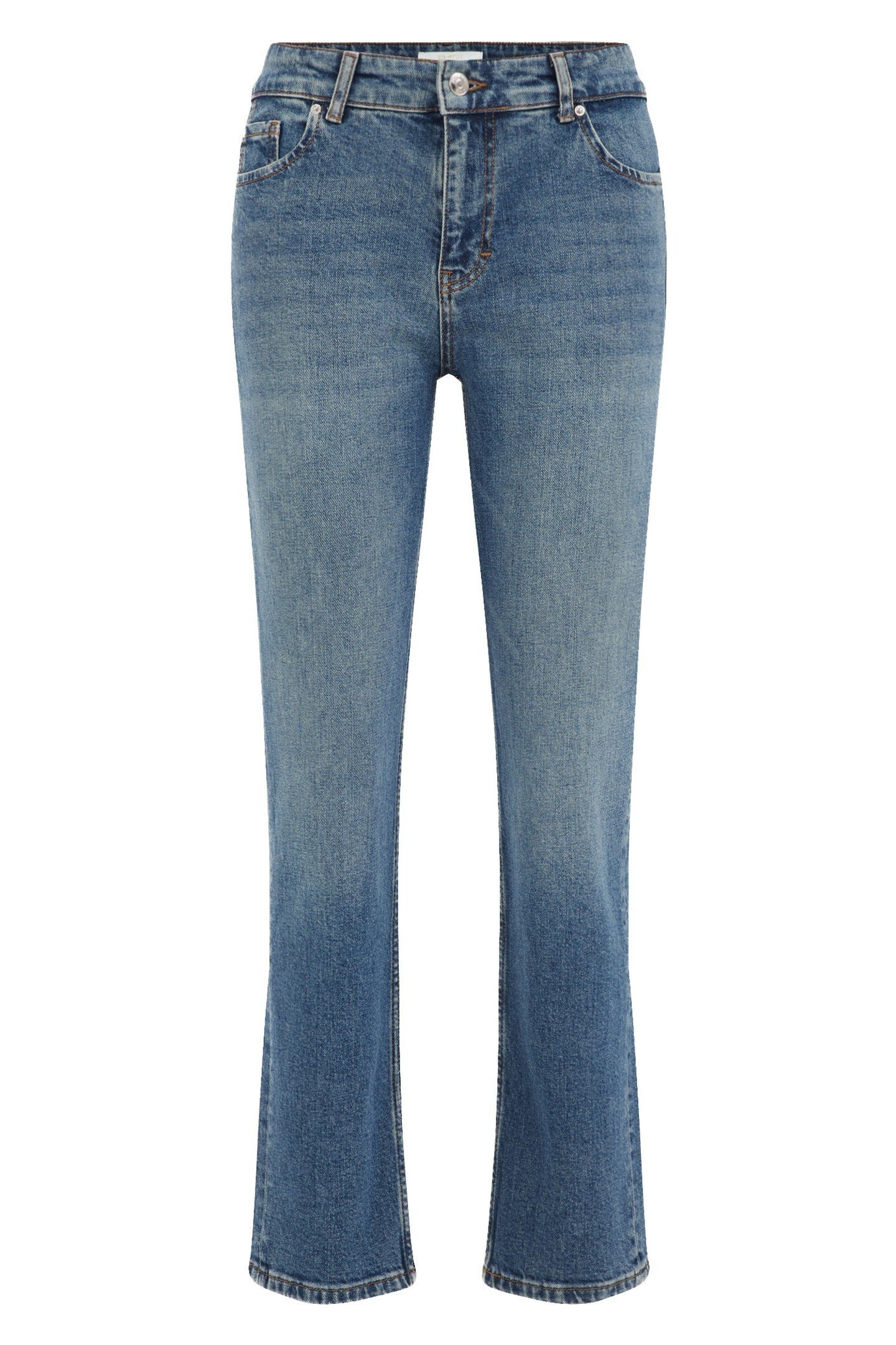 5-POCKET MID WAIST DARK BLUE 4