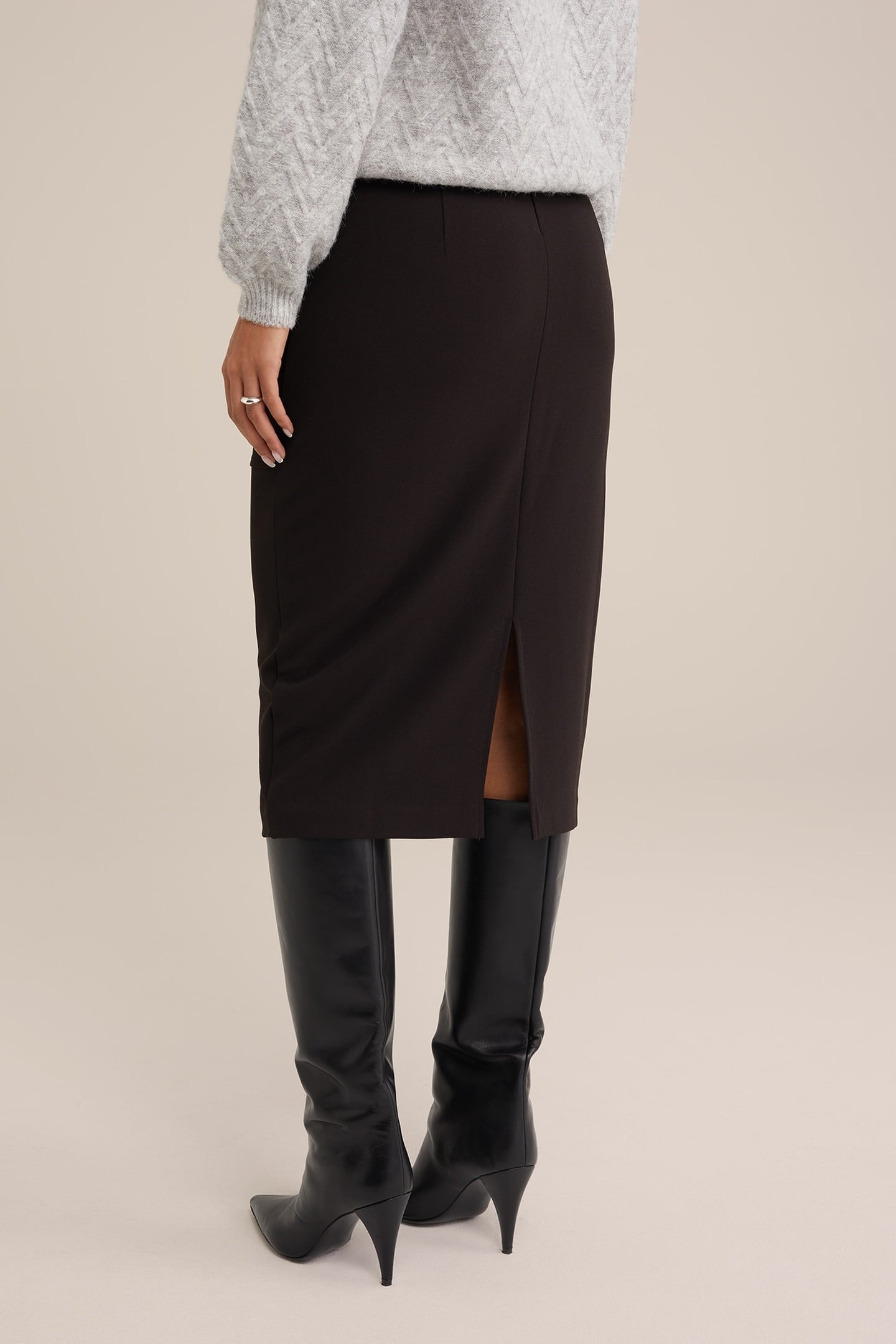 SKIRT PENCIL BLACK 2