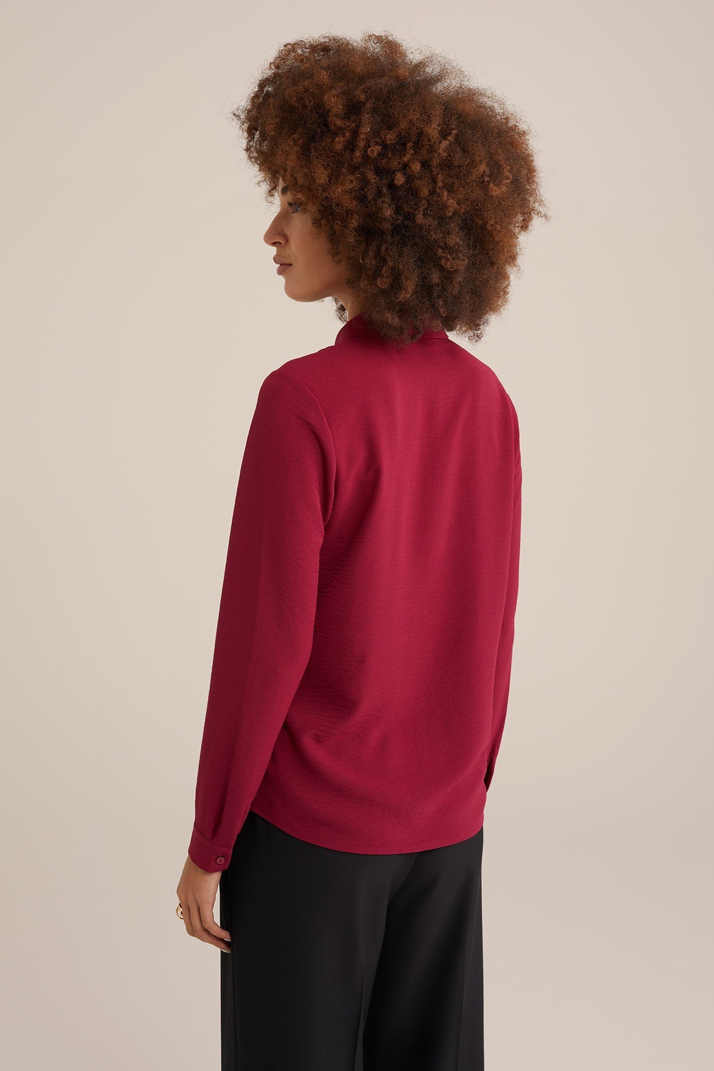 BLOUSE BURGUNDY RED 3