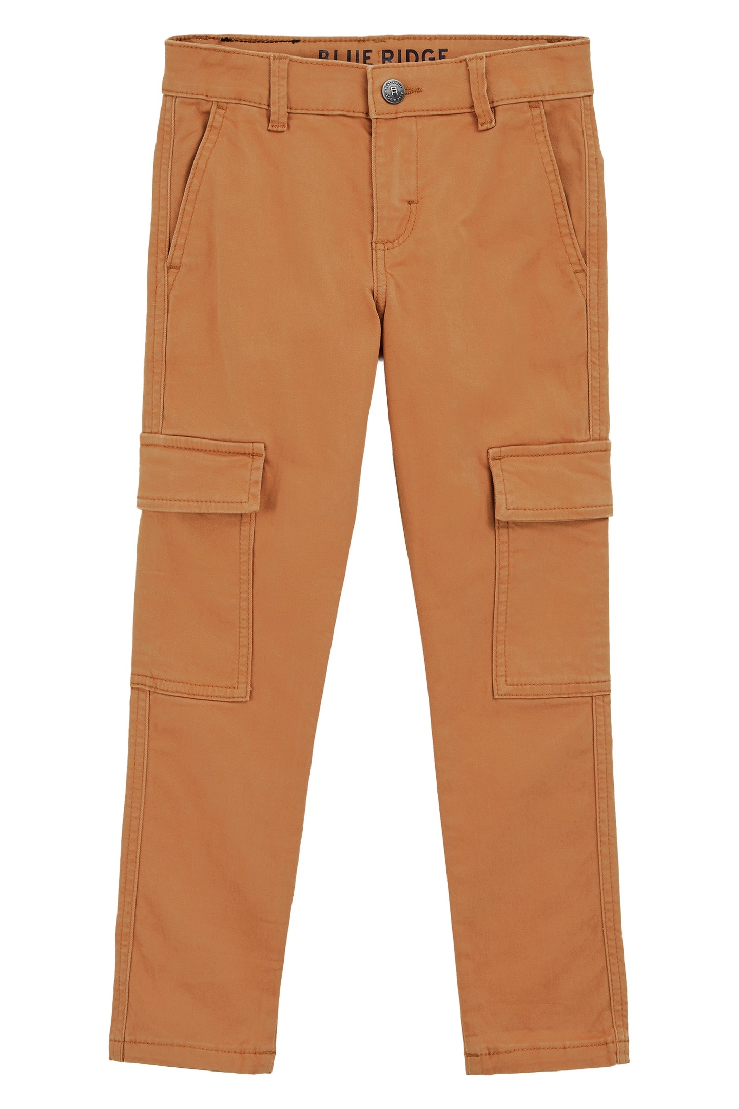 BOYS CARGO PANTS RUST BROWN 3