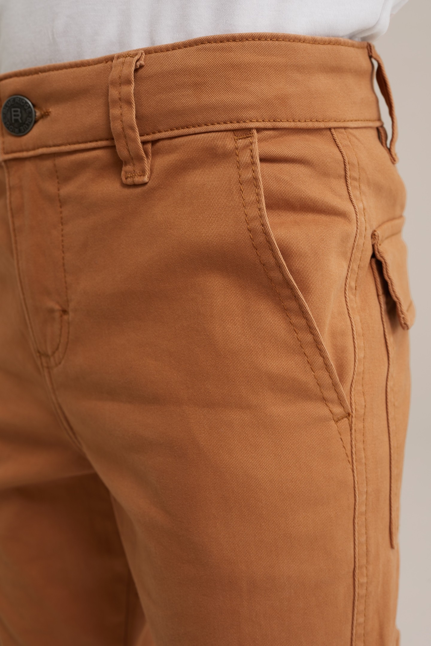 BOYS CARGO PANTS RUST BROWN 5