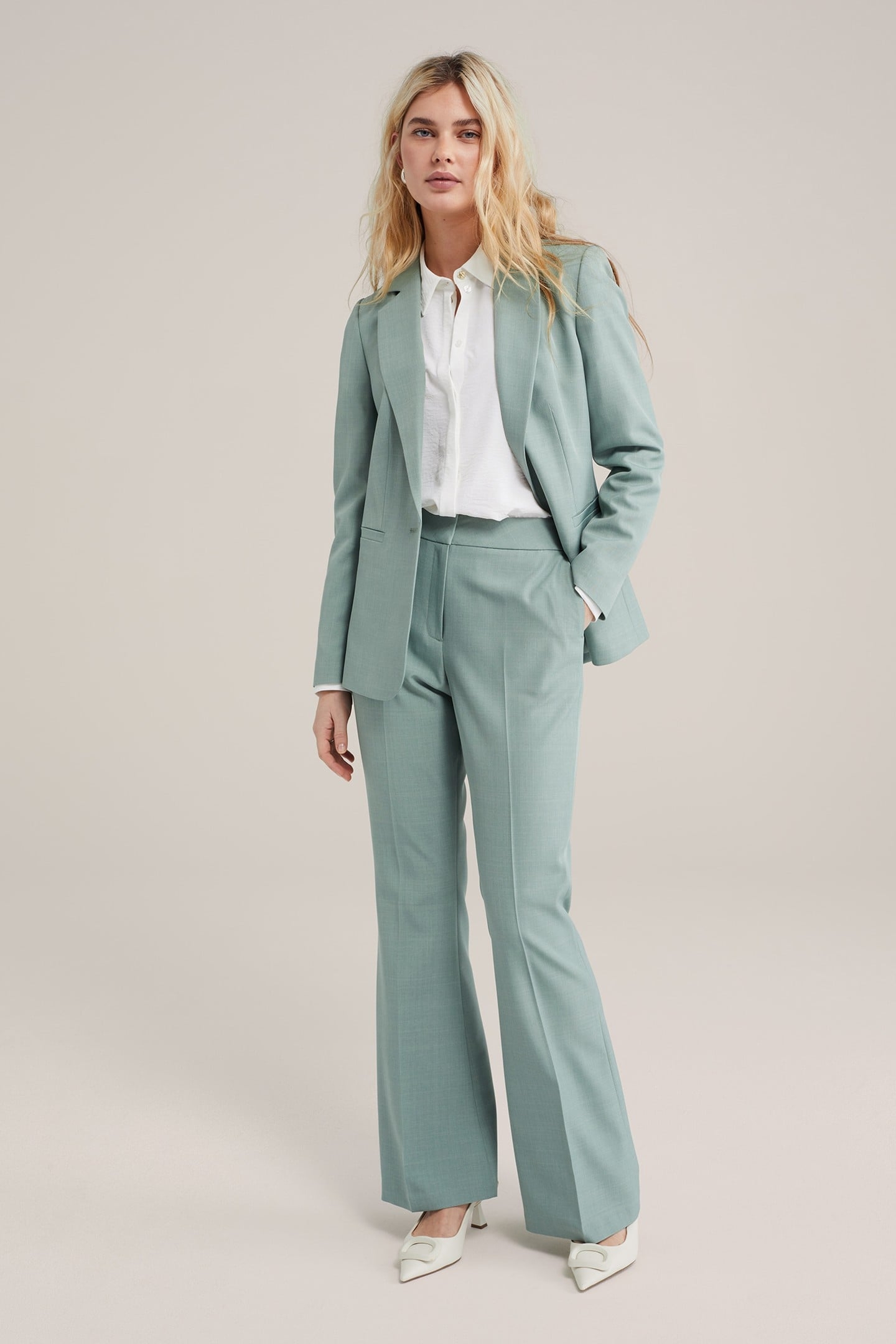 TROUSER PASTEL GREEN 4