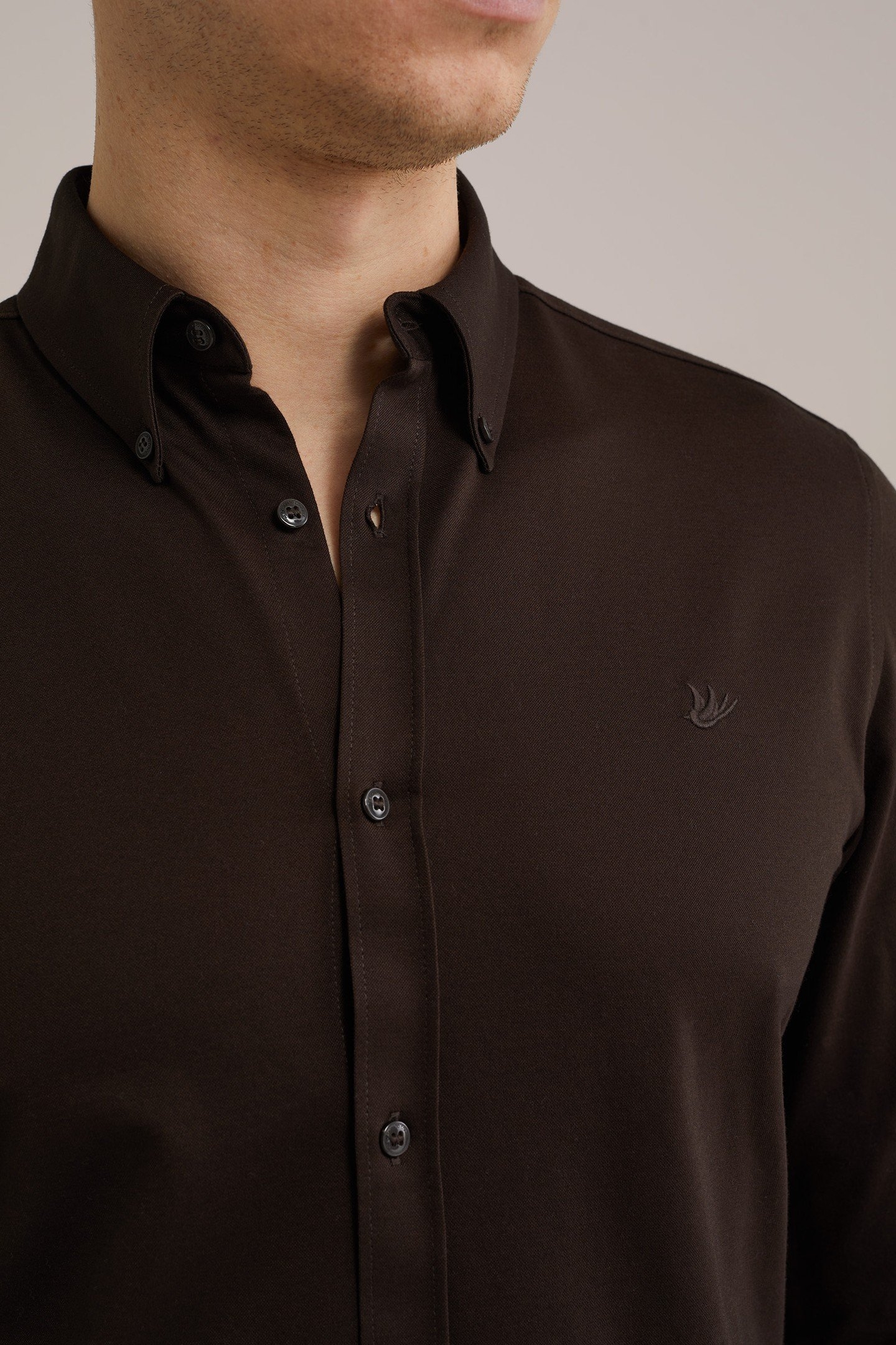 SHIRT DARK BROWN 5