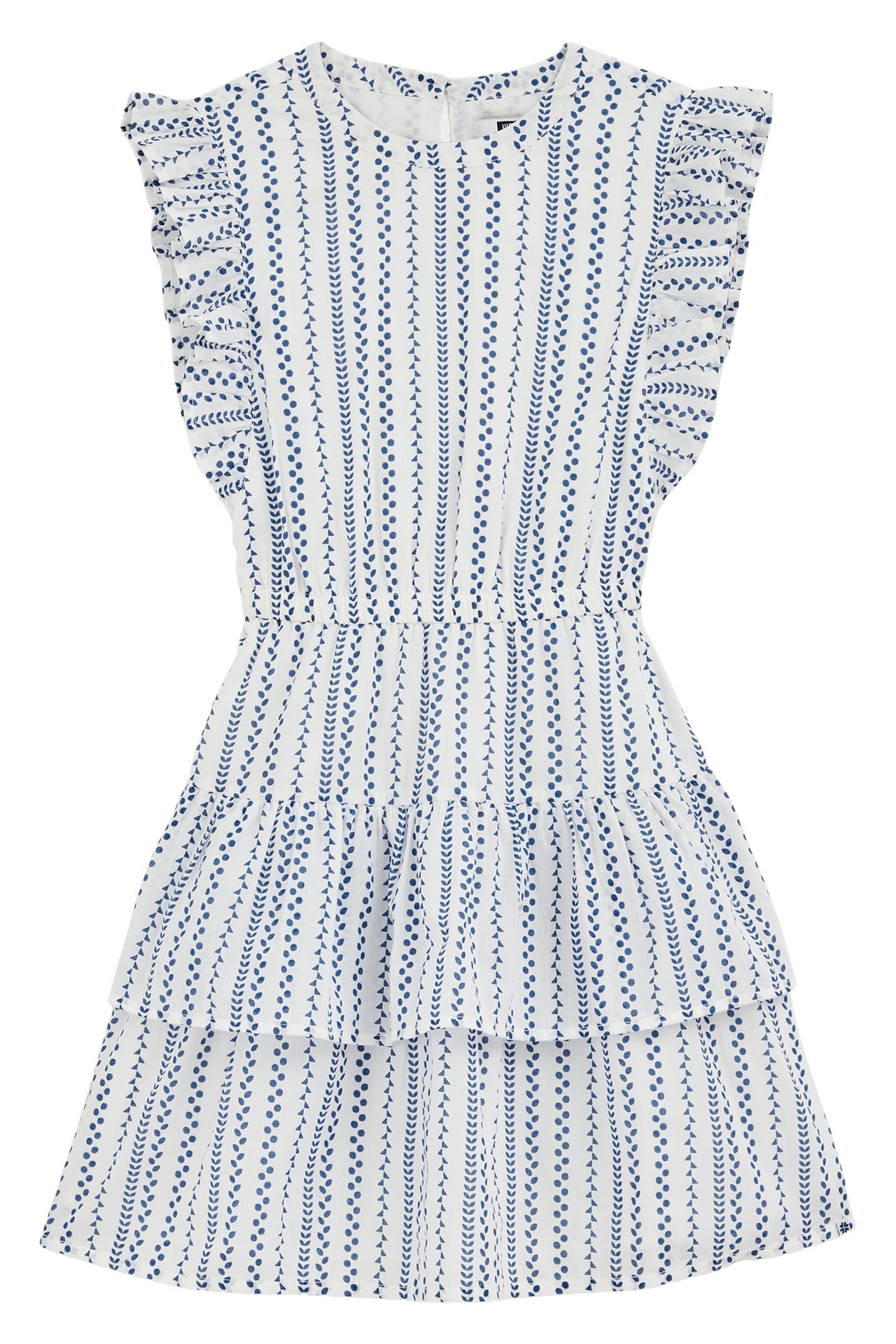 GIRLS DRESS MID LENGTH DARK BLUE 3