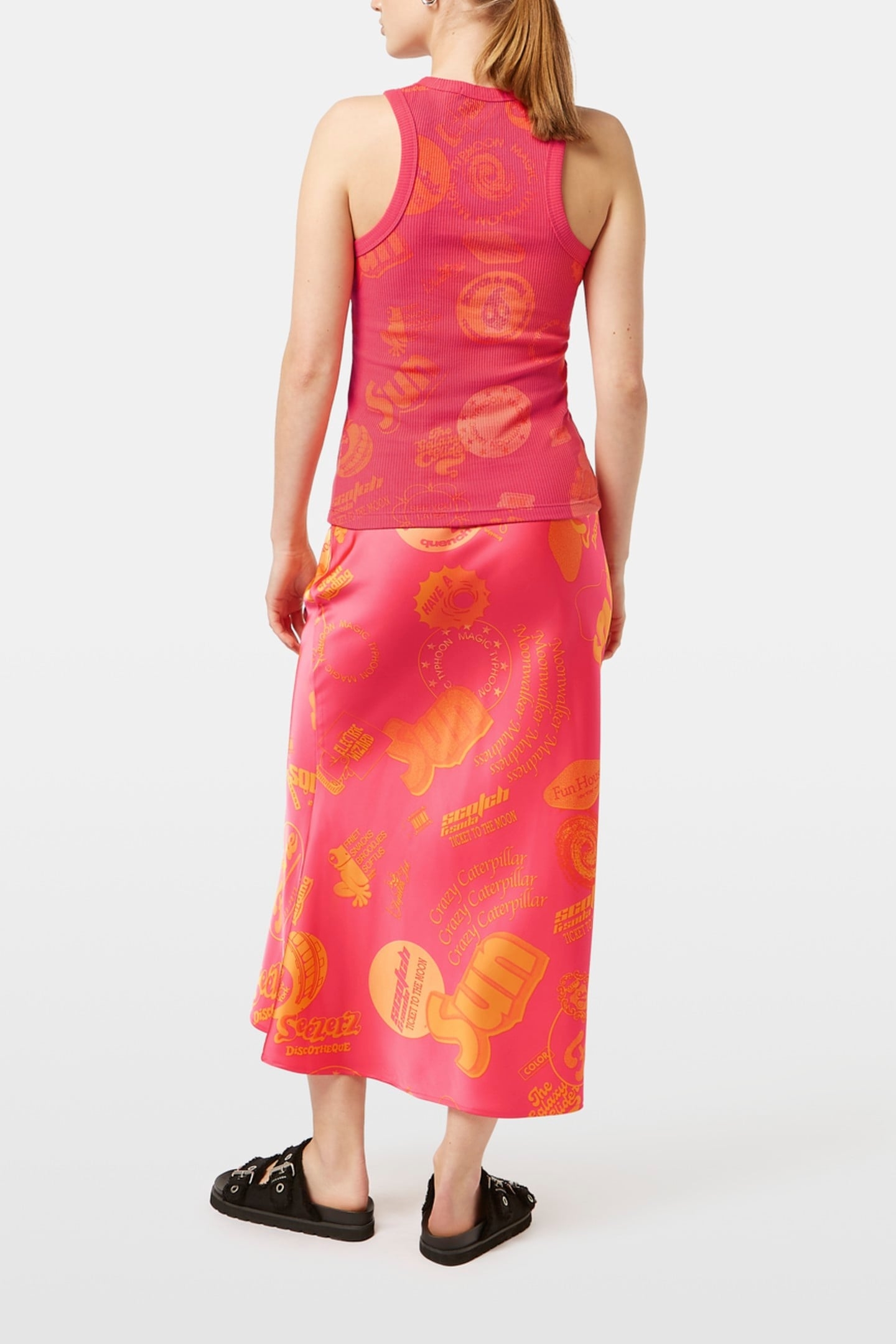 ALL OVER PRINTED RIB TANK LUNAR PIER PINK 3