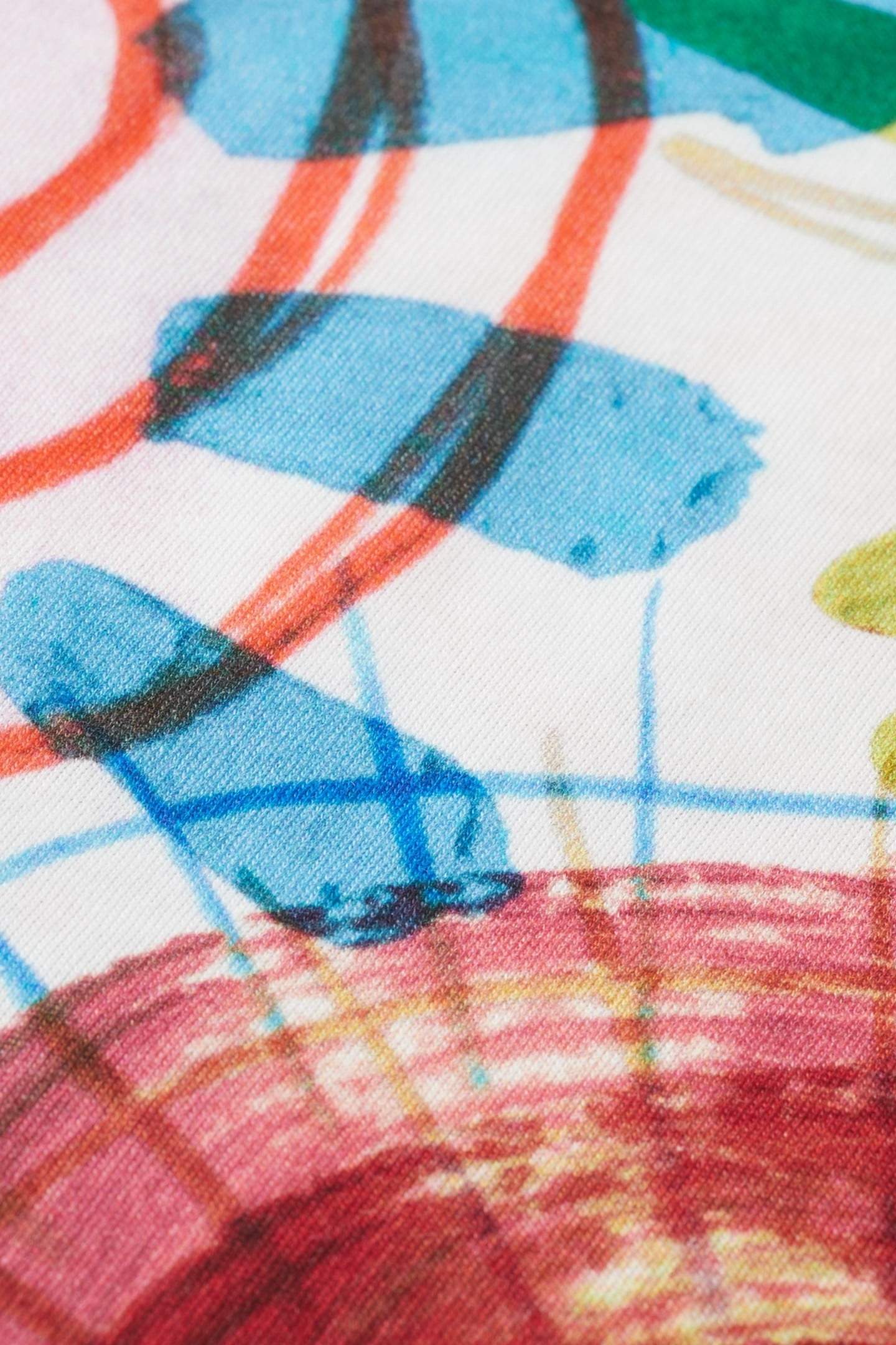 ALL OVER PRINTED REGULAR FIT T-SHIRT INKY SUN LINEN 7