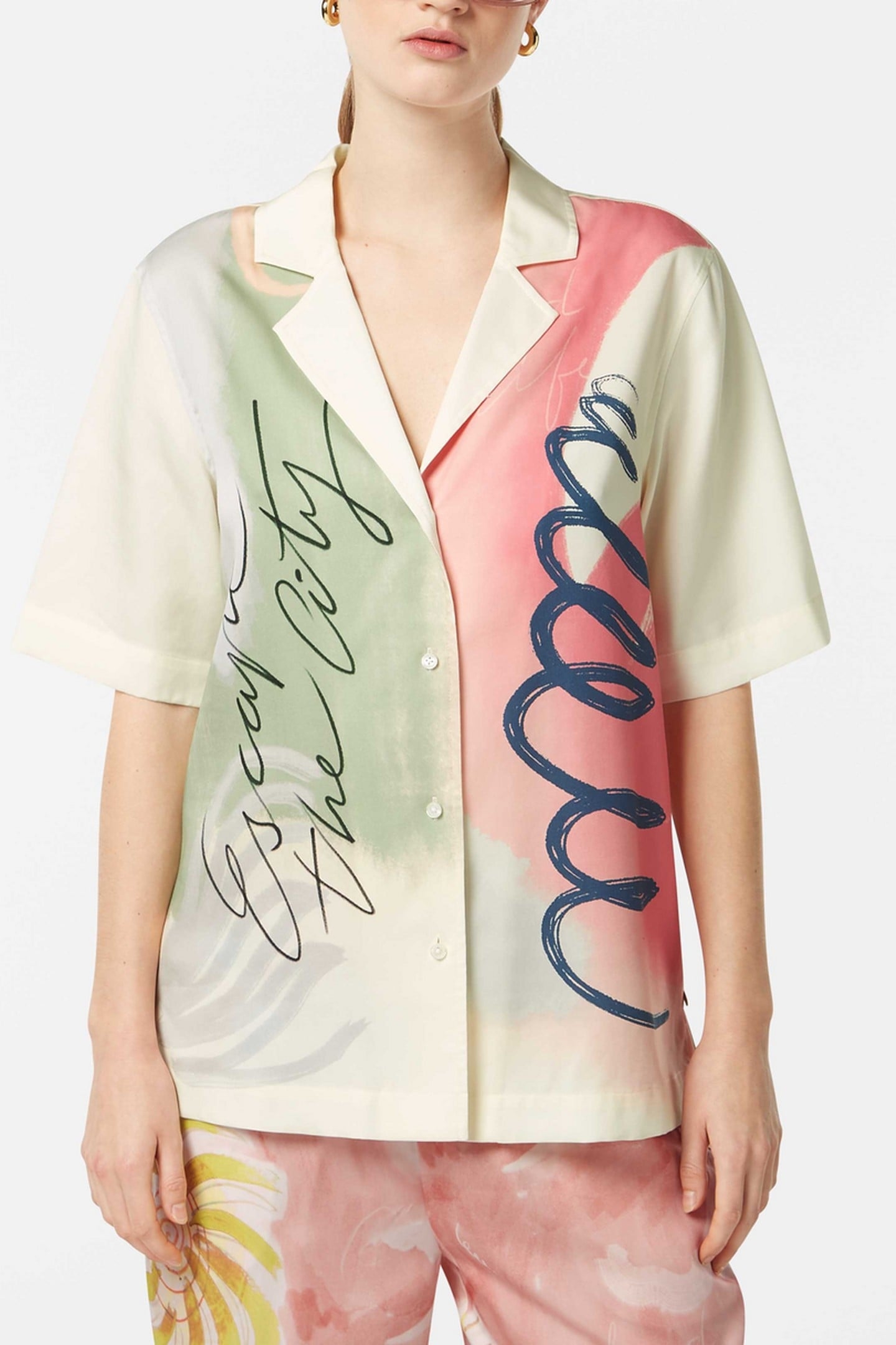 PLACED PRINT SHORT SLEEVE SHIRT LUCEBERT PRINT 2