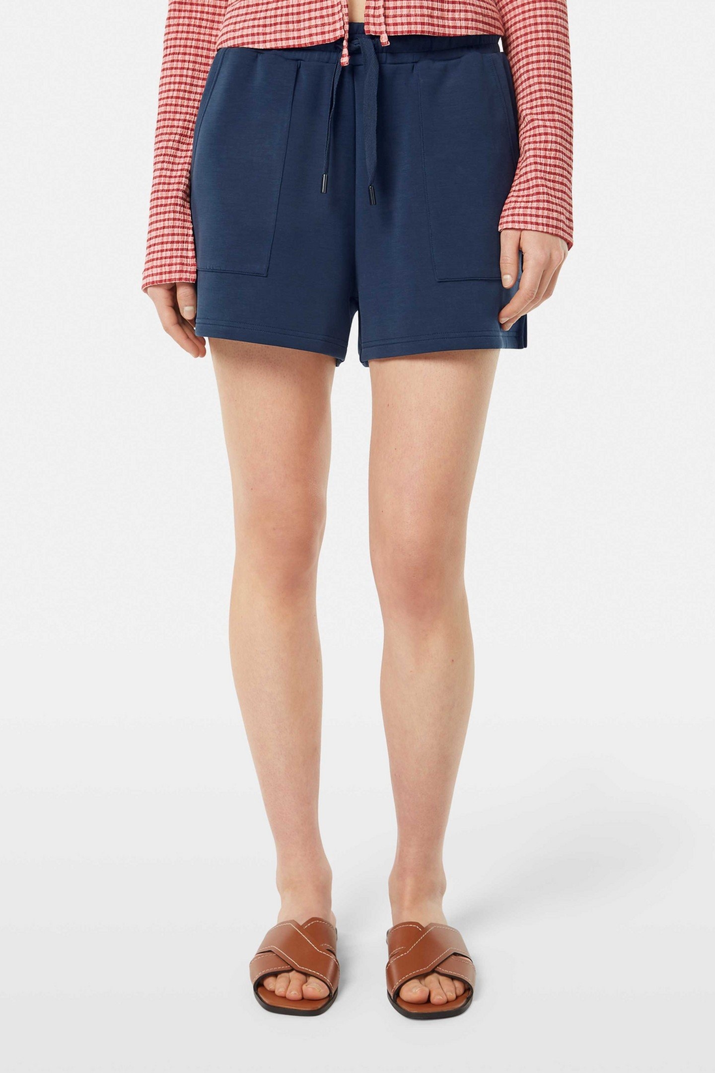 TENCEL SHORTS ROADSIDE RED 3