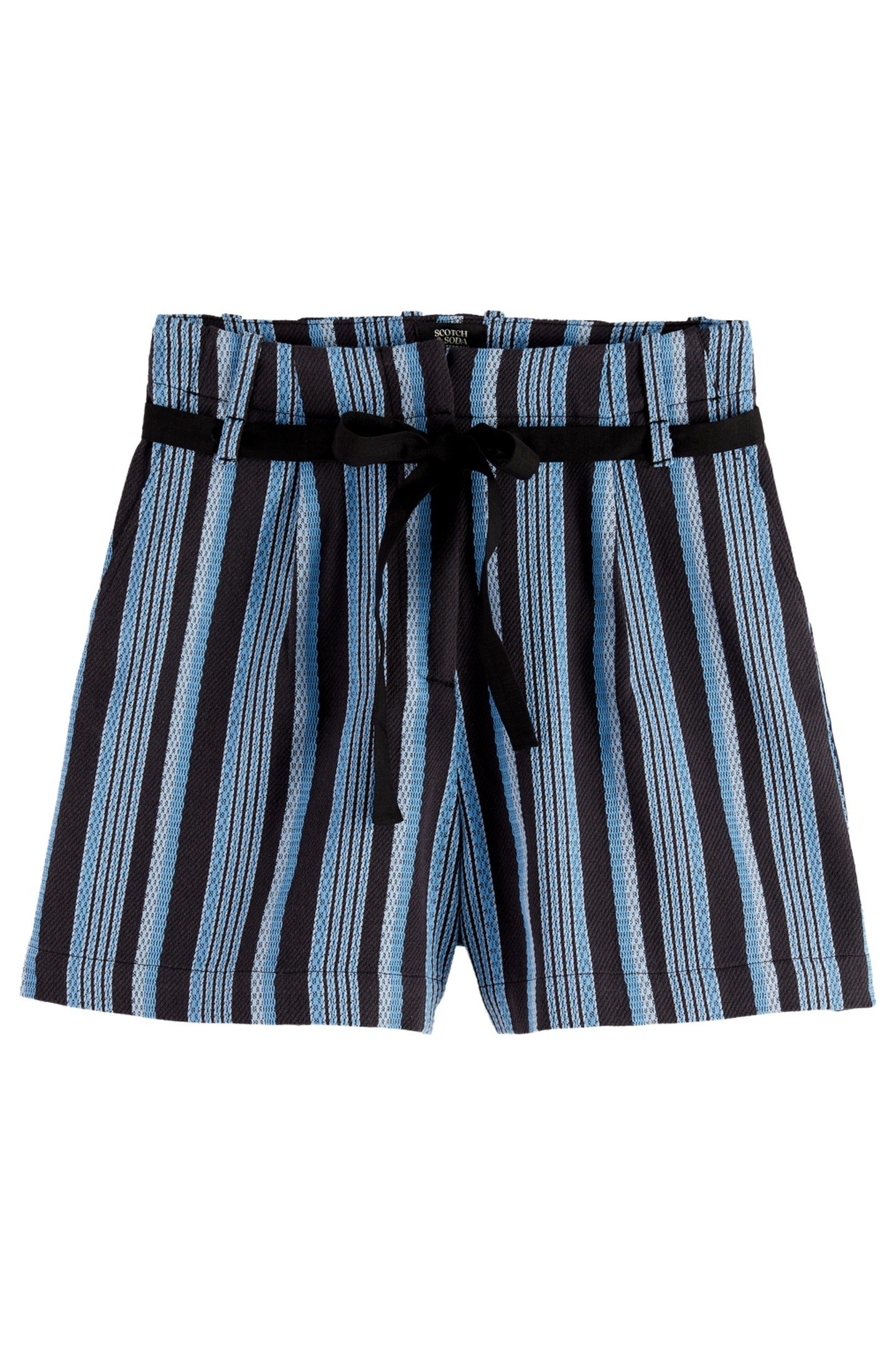 HIGH RISE STRIPE SHORTS LUNAR PIER STRIPE 5