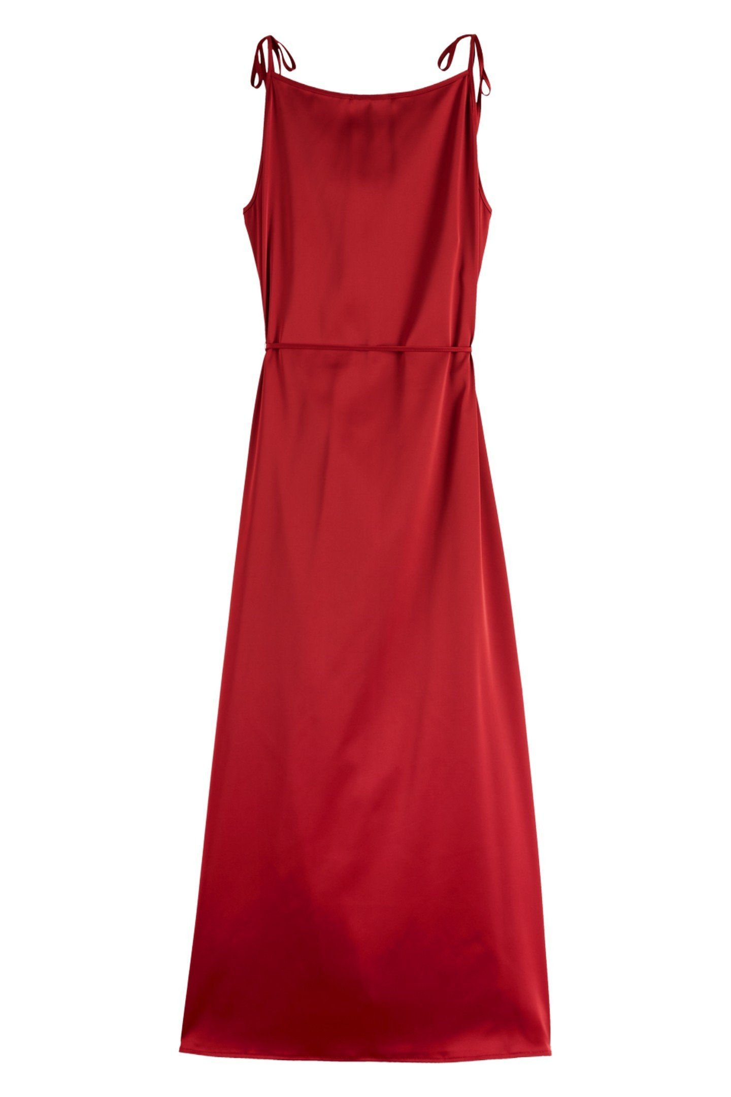 SATIN DRESS ROADSIDE RED 4