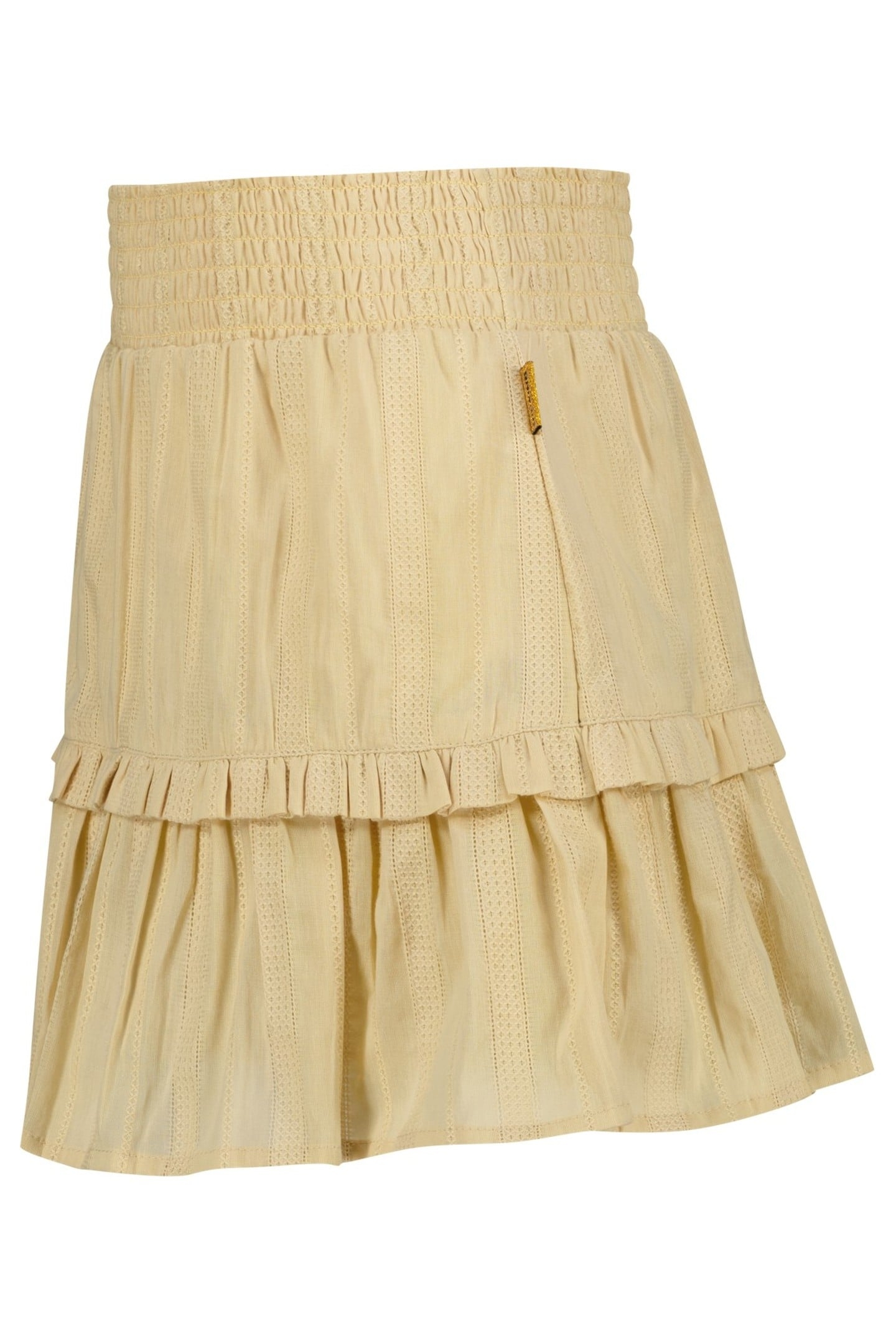 GIRLS QARINA MIDI SKIRT PEBBLE 3