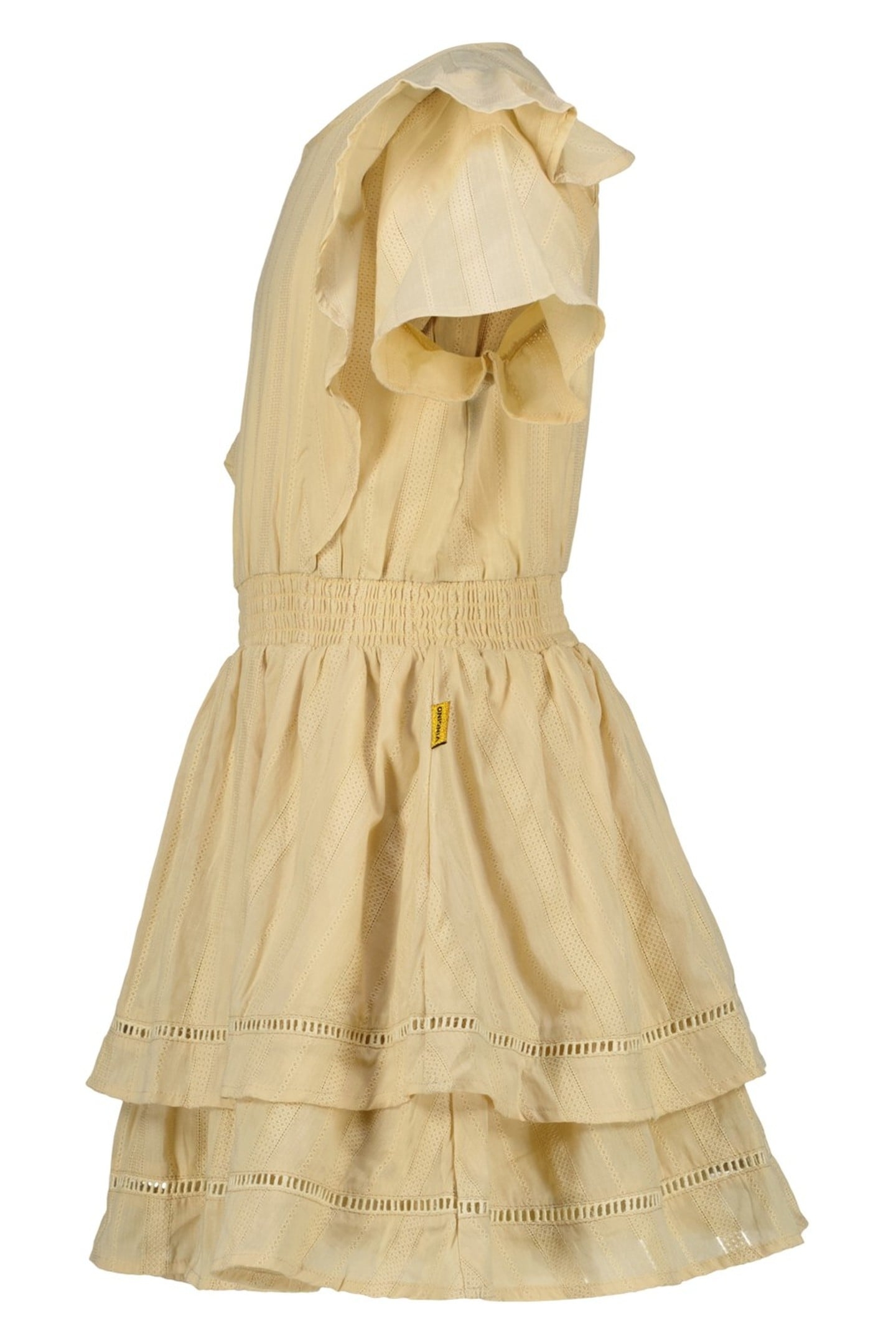 GIRLS POUA MIDI DRESS PEBBLE 3