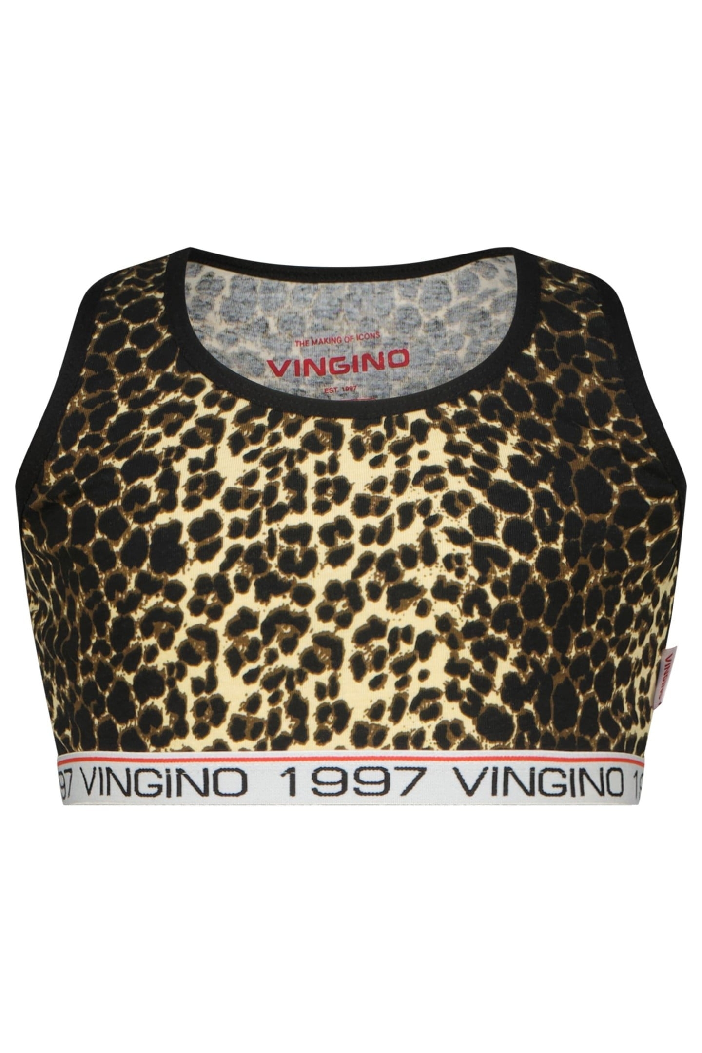 GIRLS G-SO26-7 ANIMAL TOP SET UNDERWEAR SET MULTICOLOR BROWN 3