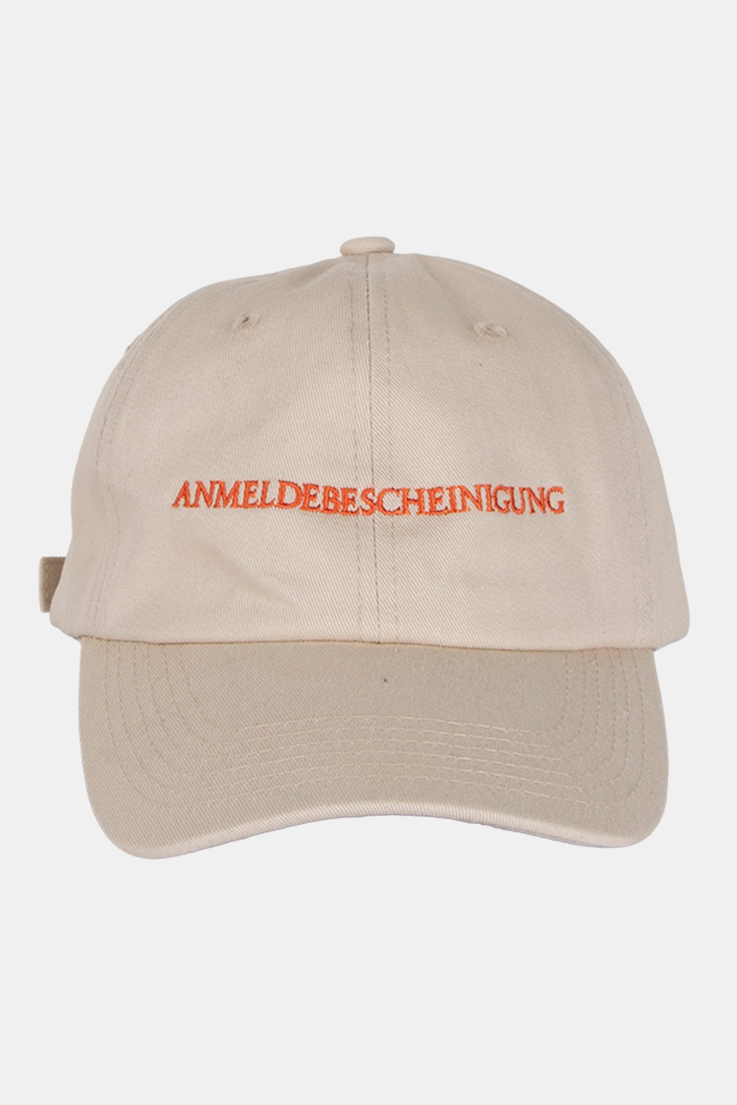 HO HO COCO – ANMELDEBESCHEINIGUNG CAP BEIGE X RED 1