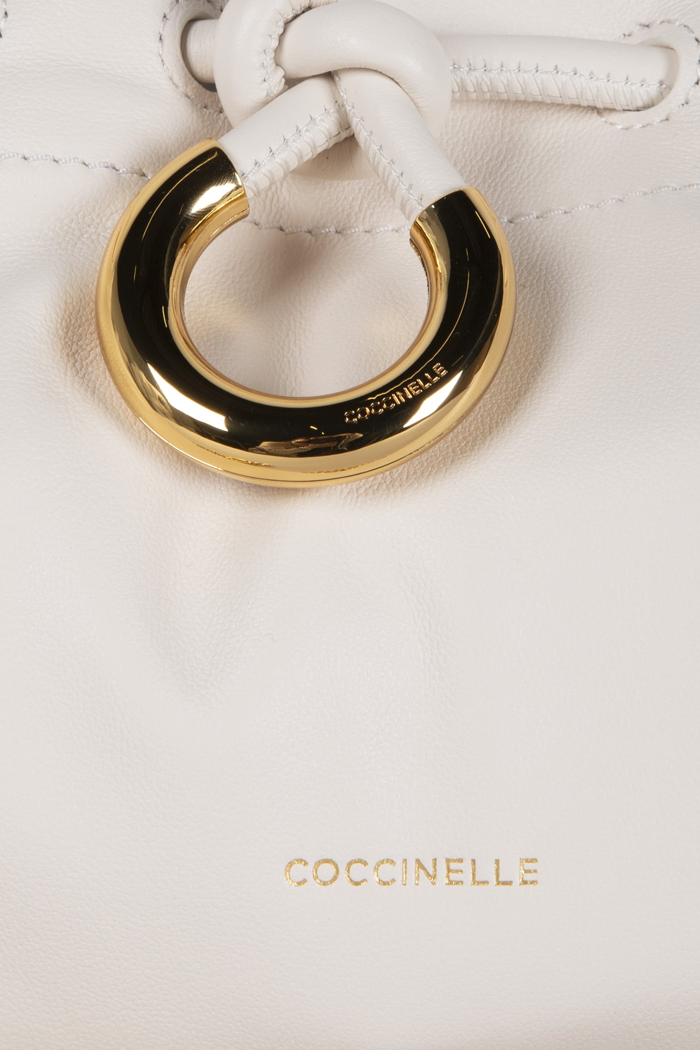 CROSS BODY BAG WITH GOLD CHAIN STRAP IN CREAM 5