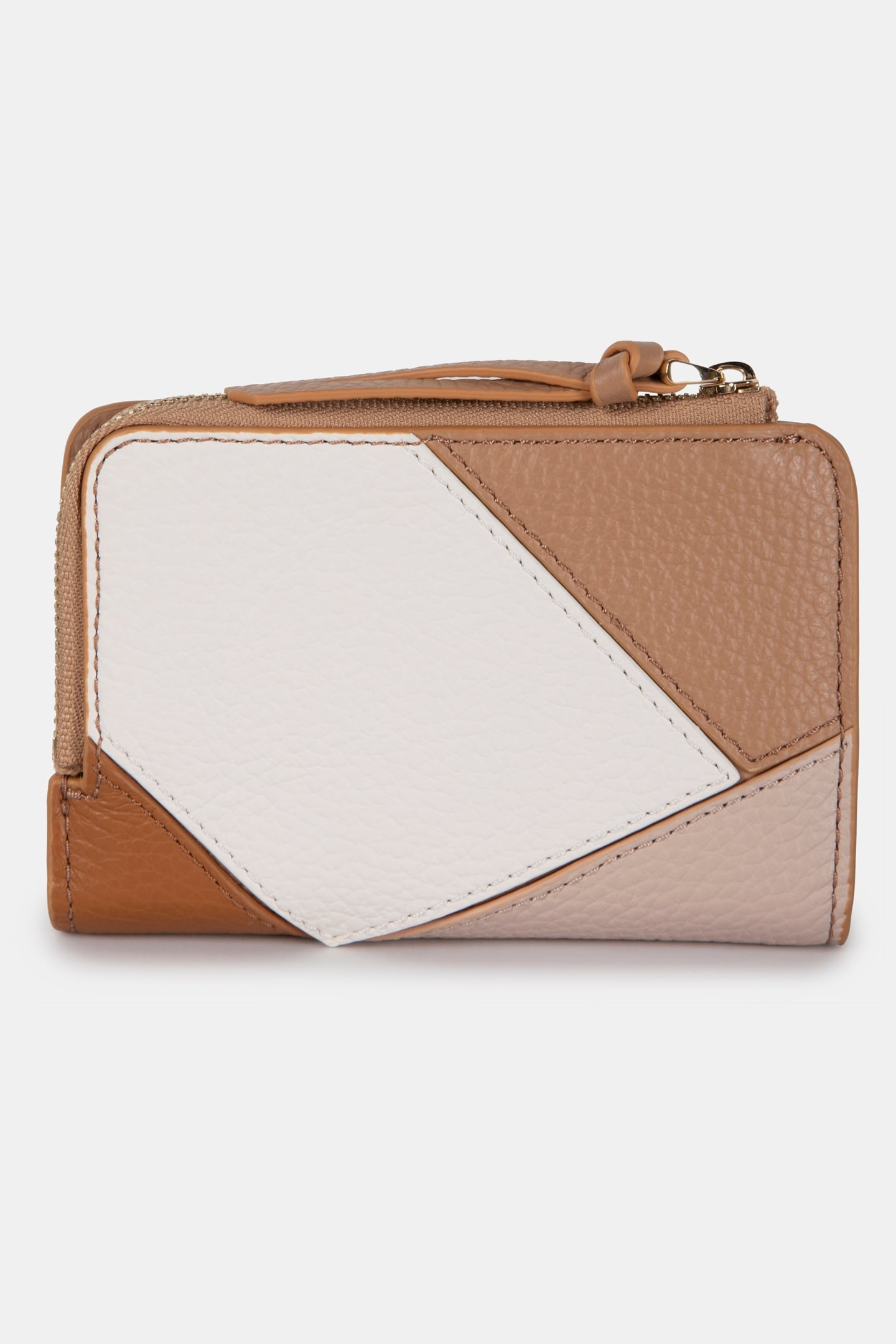 LEATHER WALLET IN COLOUR BLOCK 3