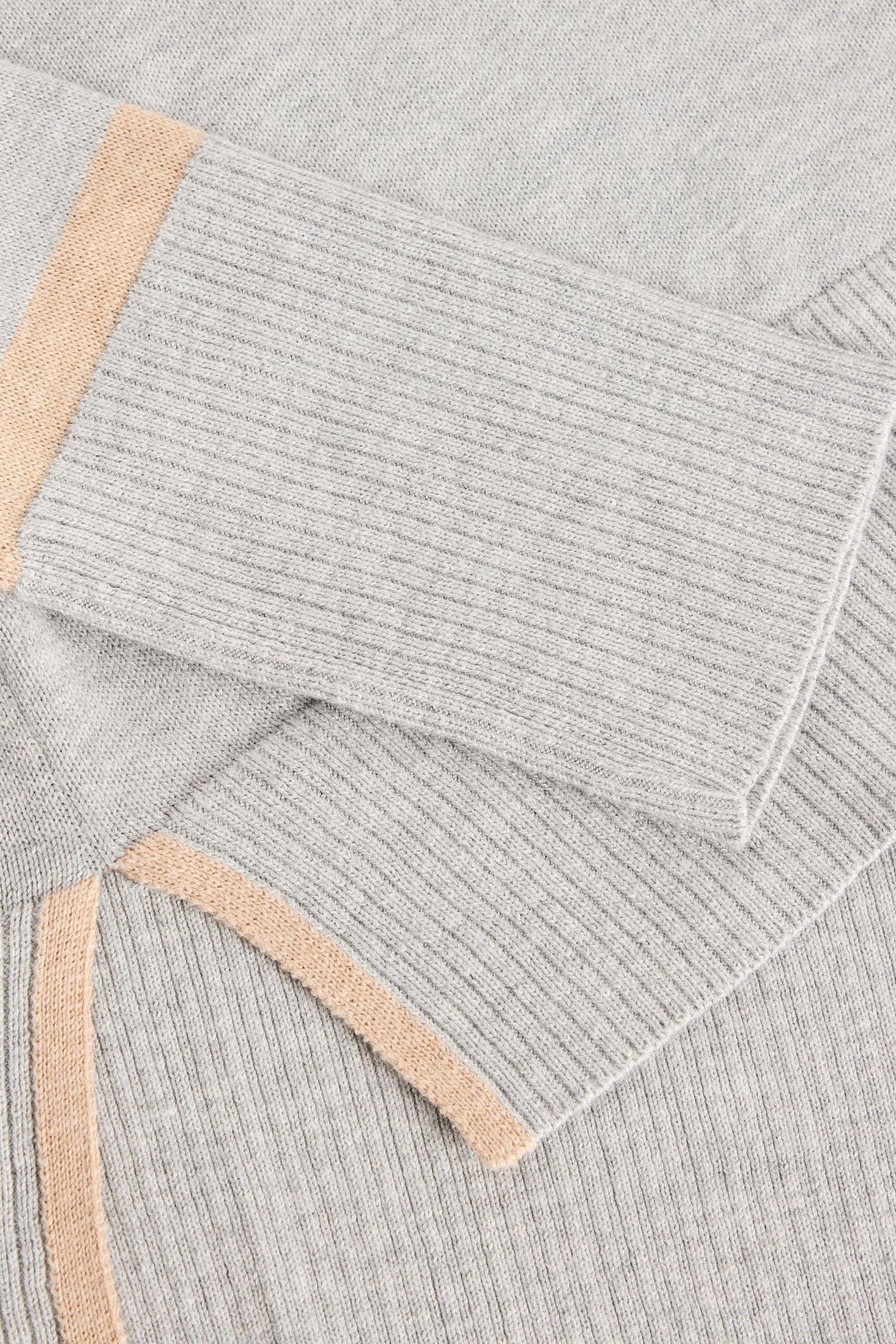 OLIVE STRIPE HEART JUMPER NATURAL MULTI 5