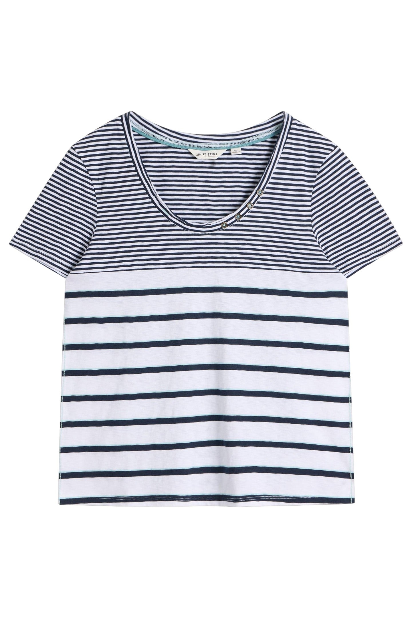 NADIA SHORT SLEEVE TEE NAVY MULTI 4