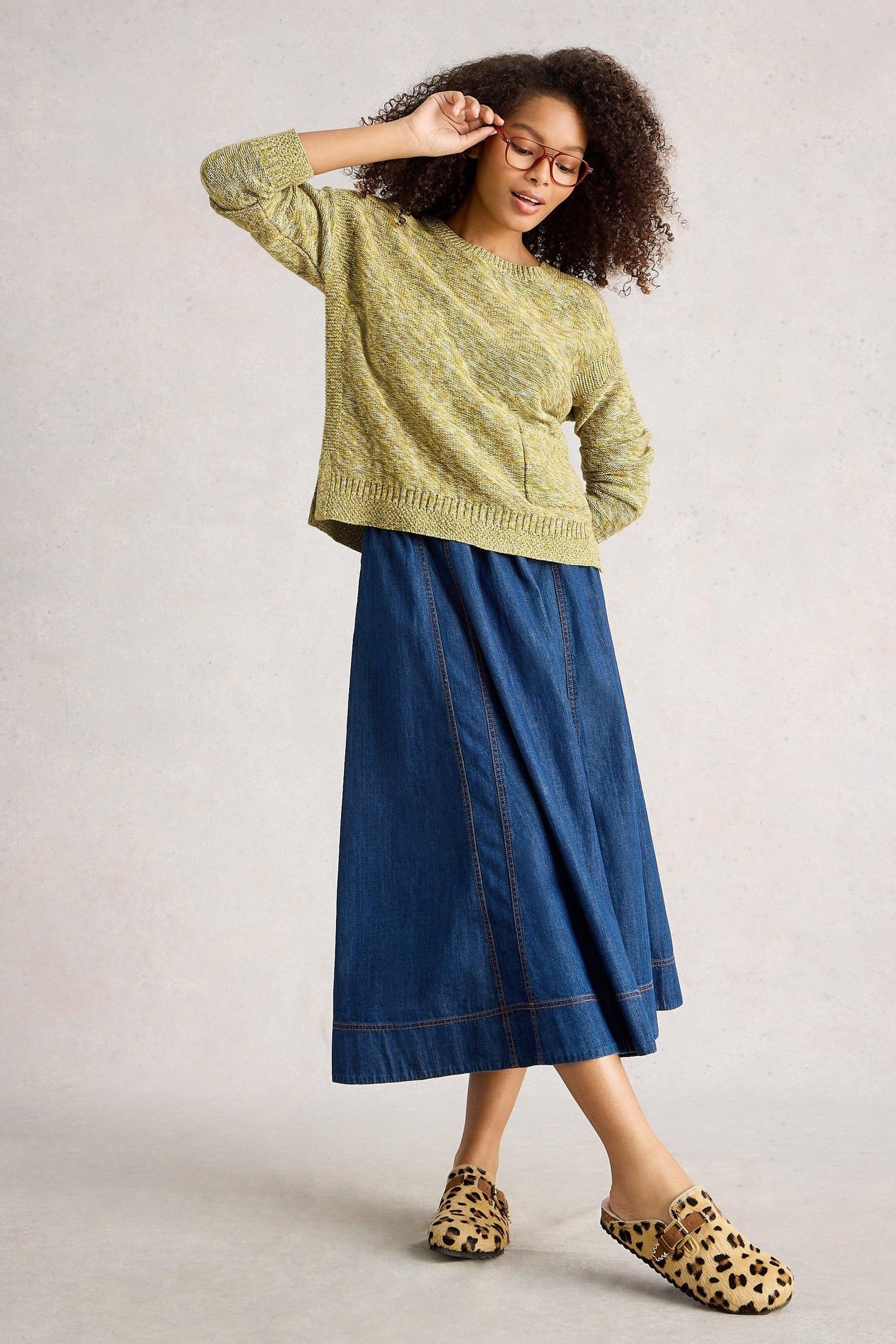 VICTORIA JUMPER CHARTREUSE MULTI 2