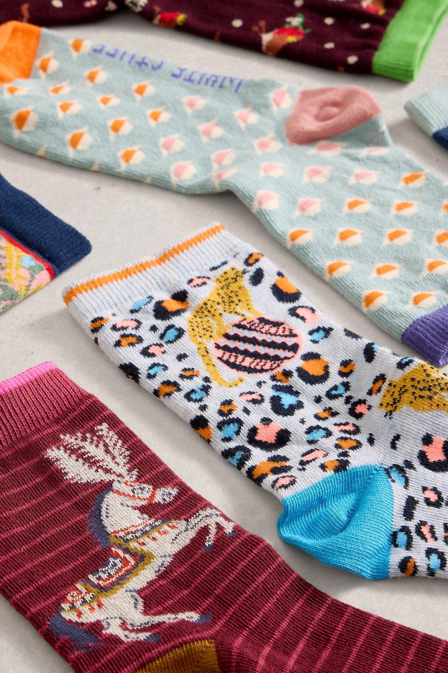 12 DAYS WOMENS SOCK ADVENT PINK MULTI 4