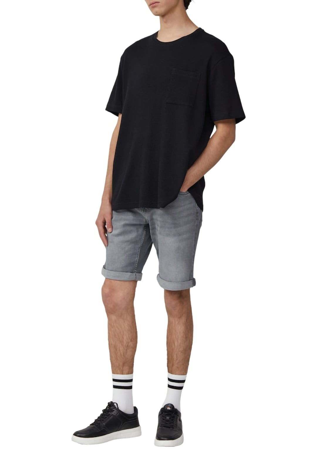 S.OLIVER-QS T-SHIRTS BLACK 2