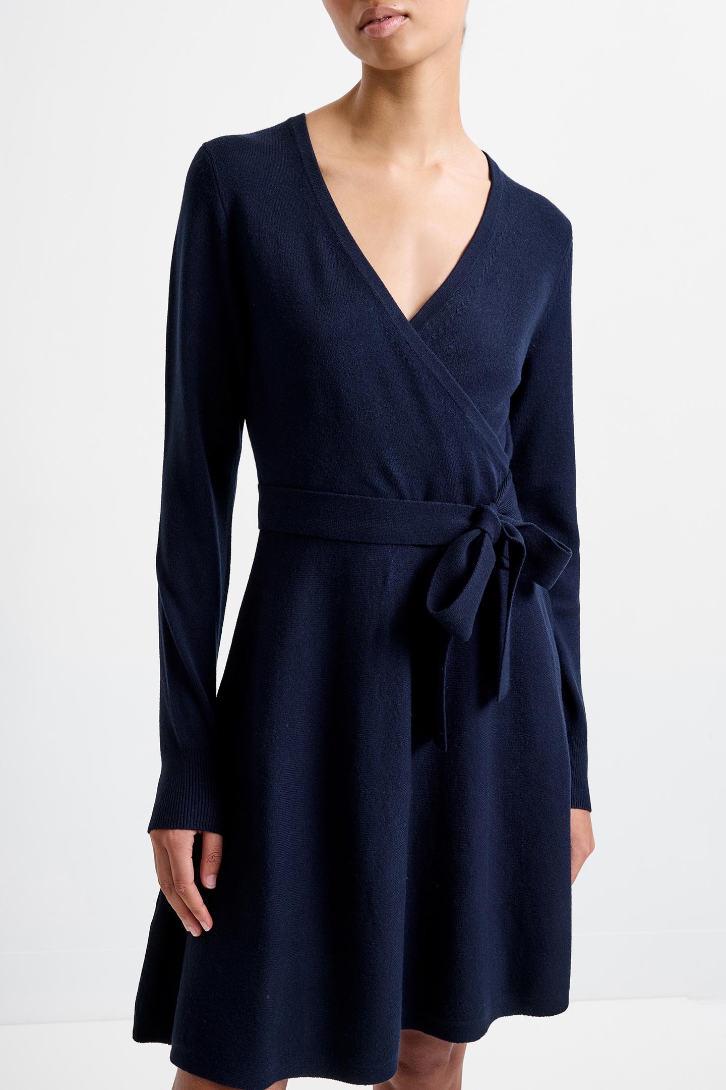 Manteau Bleu Pois (pea Coat) French Connection Taille 8 - Laine, Occasion Très Bon état
