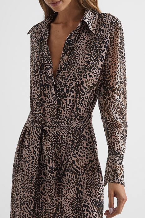 TABITHA DRESS SHIRT BROWN 5