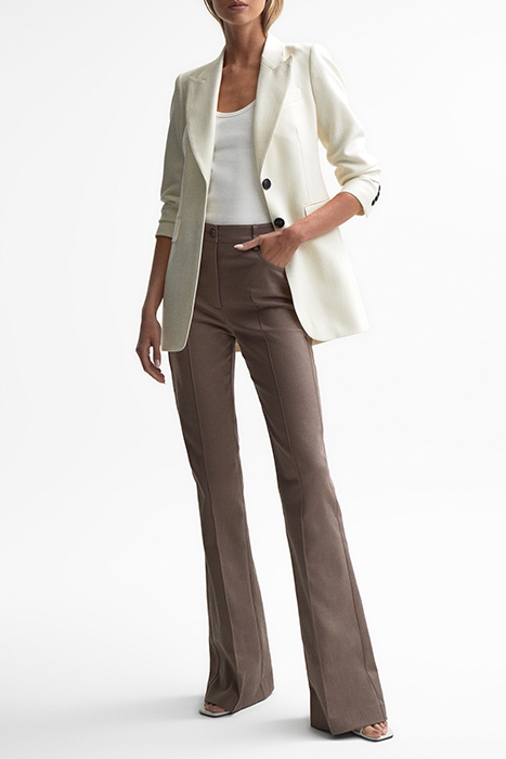 FLORENCE WIDE-LEG & FLARED PANTS MINK 3