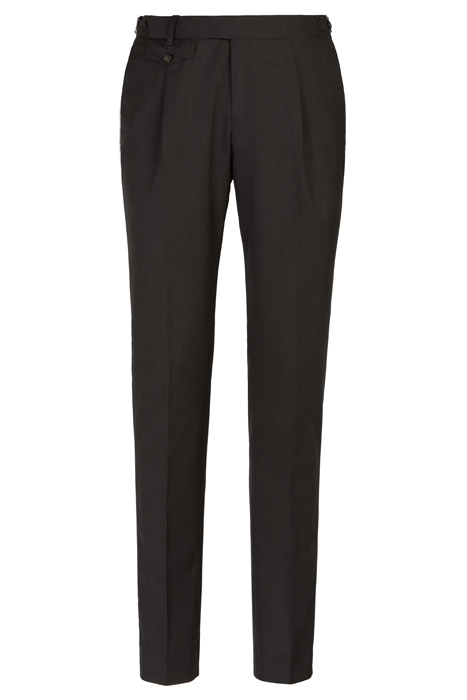 GREY PLEATED BRENTWOOD TROUSERS 2
