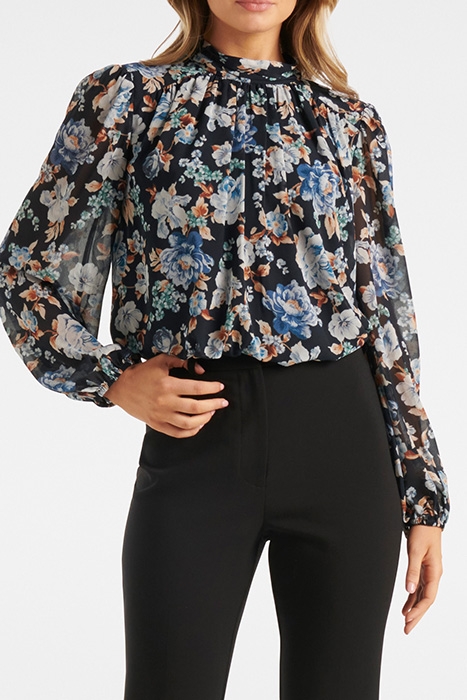 HARPER HIGH NECK BLOUSE PRINT OPTION 2 1