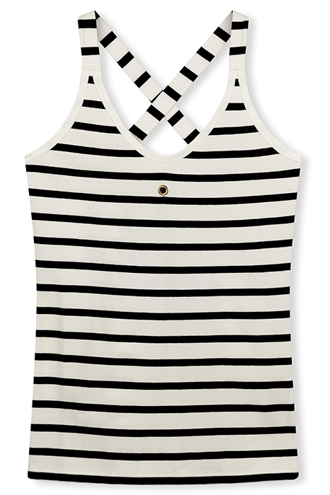 WRAPPER STRIPE ECRU/BLACK 3