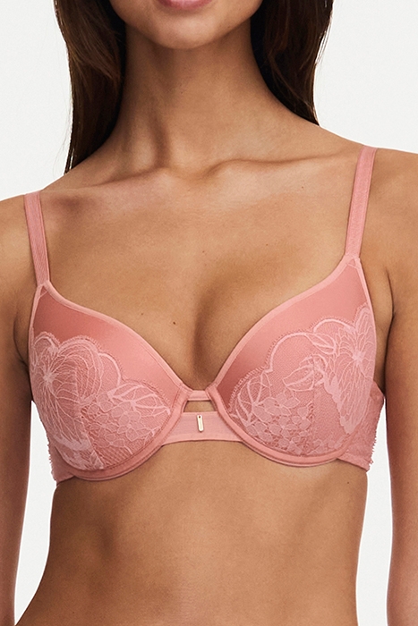 MIDNIGHT FLOWERS - COVERING T-SHIRT BRA PEACH DELIGHT 2