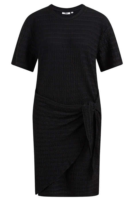 LADIES TRANSFER DRESS WITH STRUCTURE BLACK 1