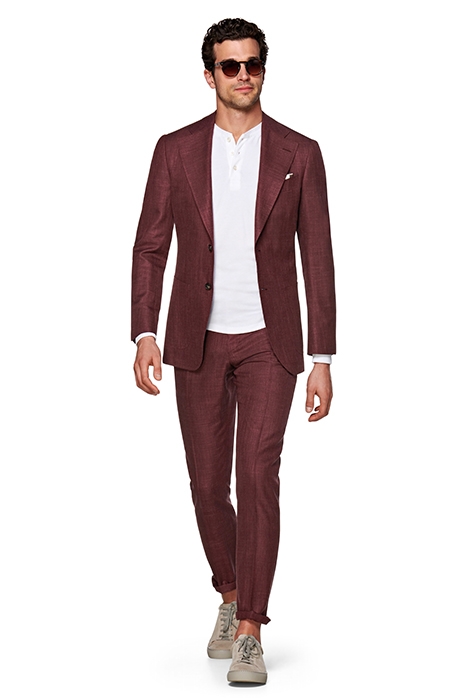 DARK RED HAVANA SUIT 1