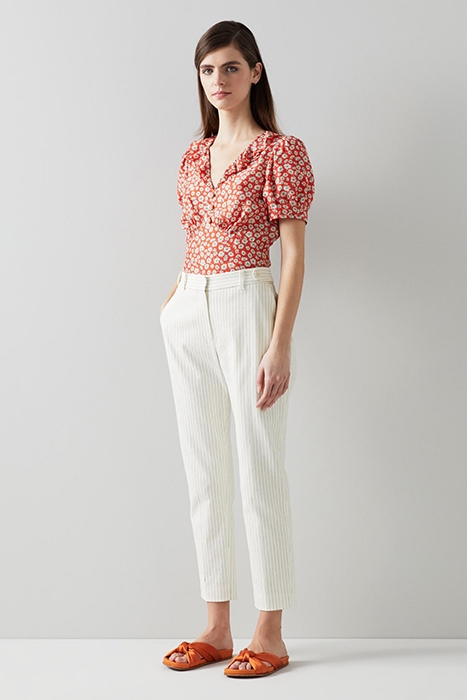 BREE STRAIGHT JEANS WHITE 1