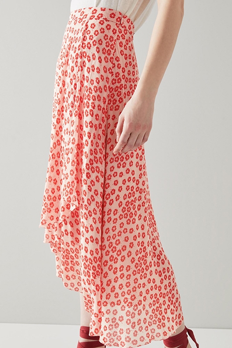 KRASNER MIDI SKIRT PINK 4