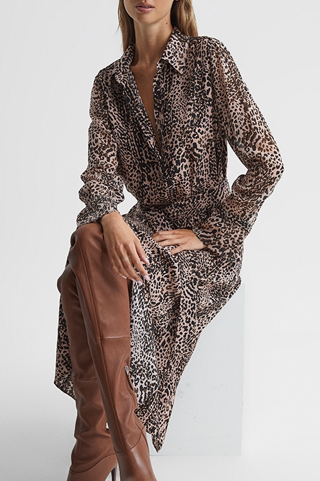 TABITHA DRESS SHIRT BROWN 4