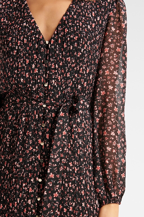 LULA PLEAT DETAIL MINI DRESS RUBY PARKHILL DITSY 5