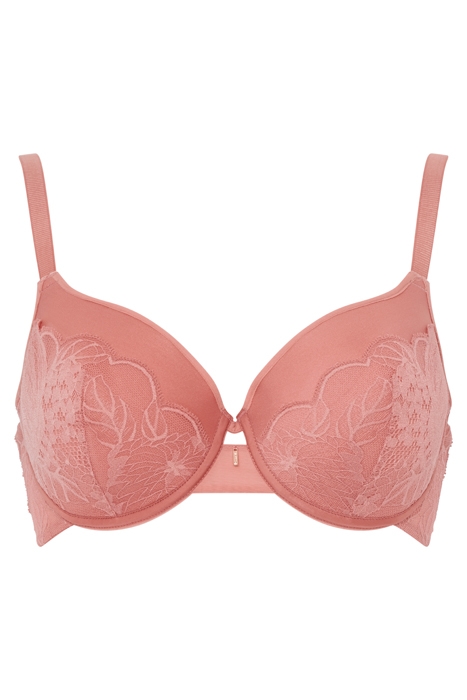 MIDNIGHT FLOWERS - COVERING T-SHIRT BRA PEACH DELIGHT 1