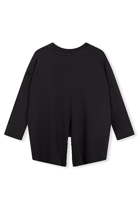 TEDDY FLEECE SWEATER ALMOST BLACK 4