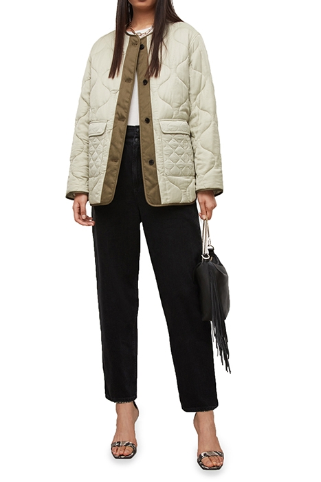 FOXI LINER JACKET PALE/DARK GREEN 3