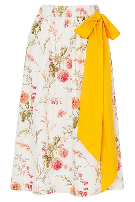 ROSE MIDI SKIRT WHITE 1