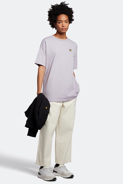 CROPPED T-SHIRT LIGHT GREY MARL 3