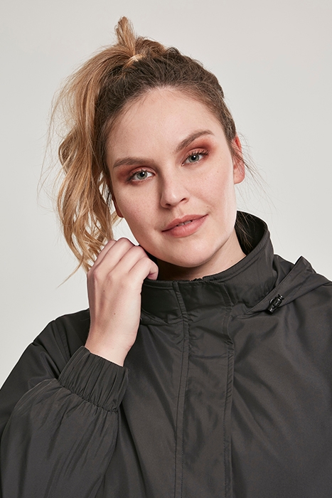 LADIES PANEL PULL OVER JACKET BLACK 7