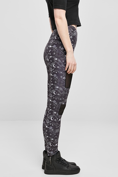 LADIES TECH MESH AOP LEGGINGS BLACKUNIVERSE 4