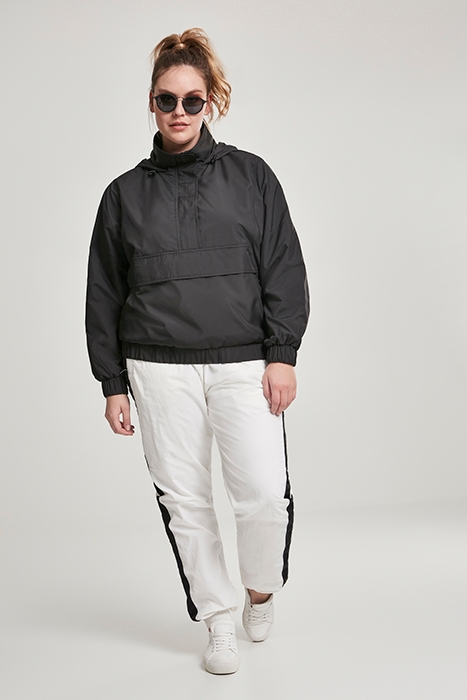 LADIES PANEL PULL OVER JACKET BLACK 4